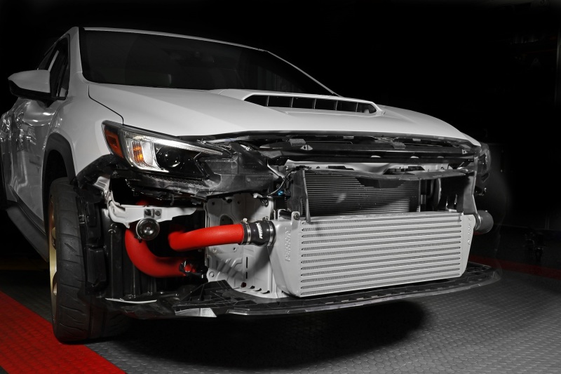 Subaru WRX Front Mount Intercooler - Perrin Performance - Red Tubes & Silver Core - `22-`25
